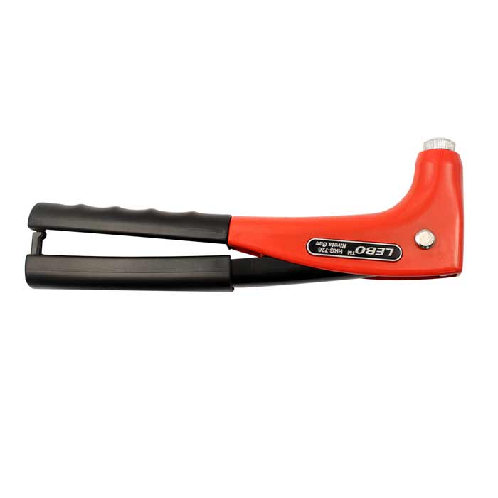 Hand tool for blind rivets