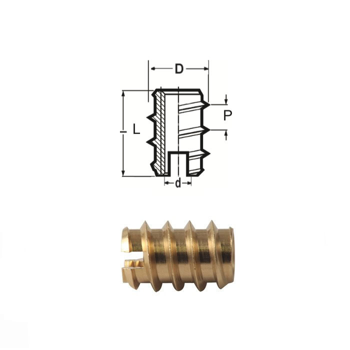 SELF-TAPPING THREADED INSERTS FXF309 TYPE