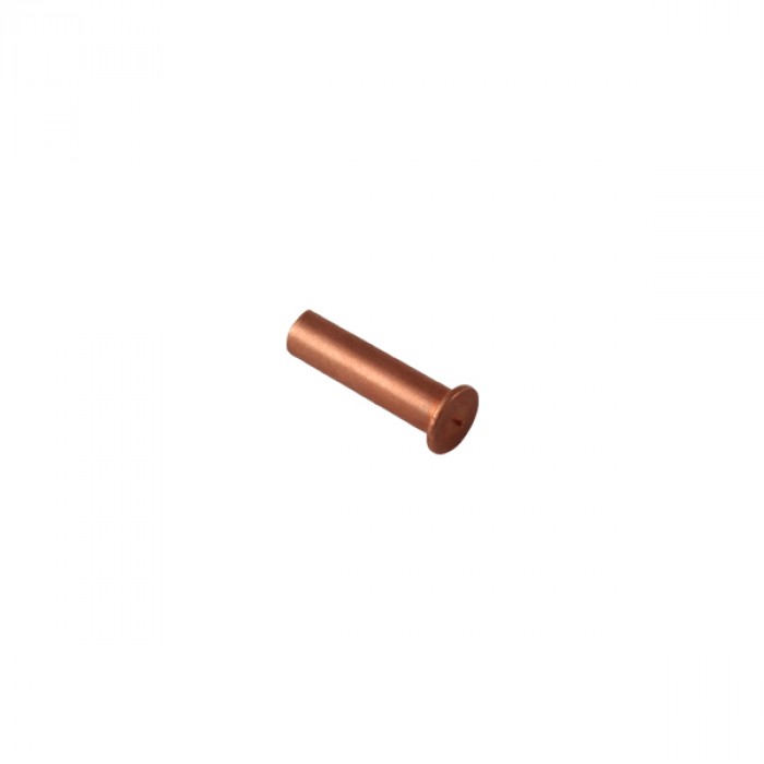 Steel copper plated unthreaded capacitor discharge studs