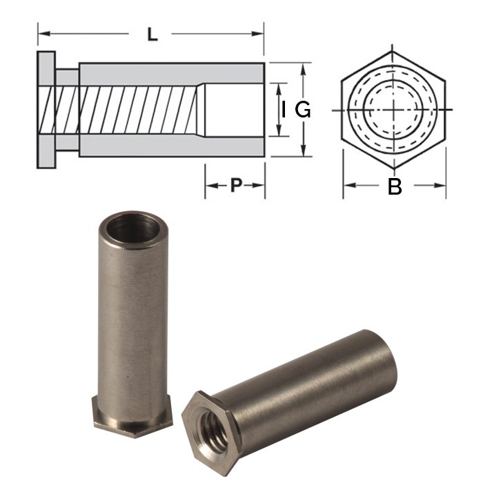 Self-clinching standoffs for sheet metal