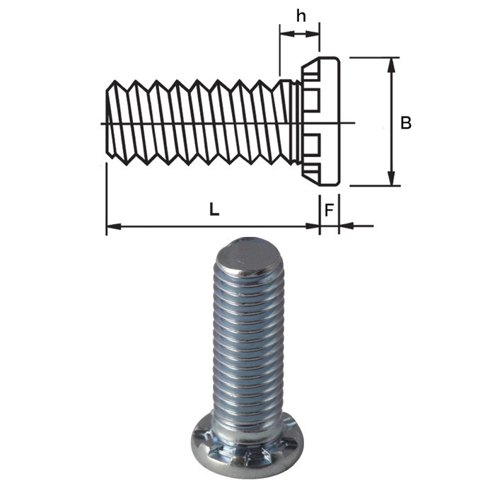 Self-clinching studs for high-strength applications