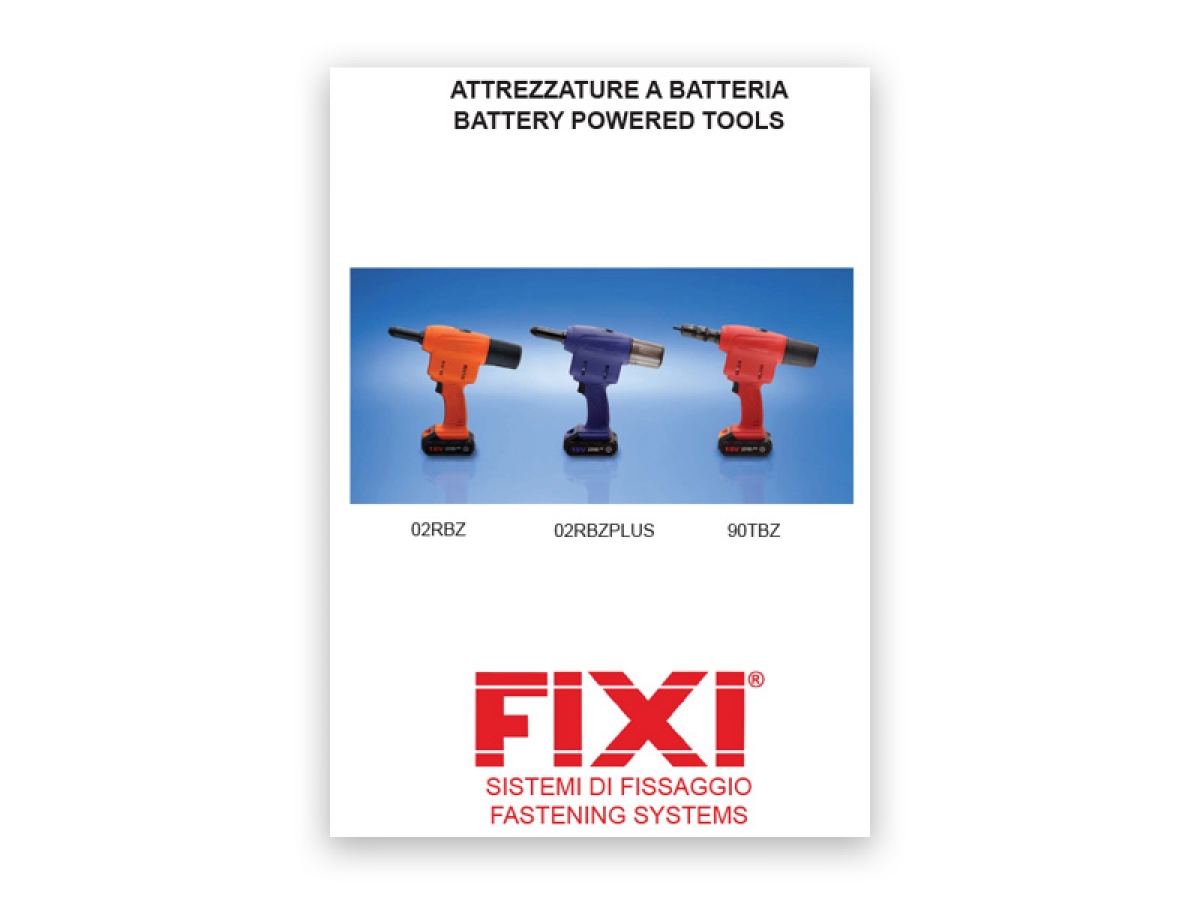 catalogo attrezzature a batteria fixi