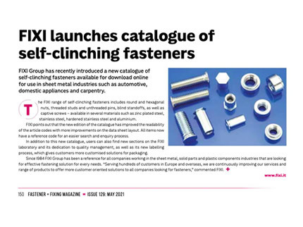 NEW RELEASE ON FASTENER+FIXING
